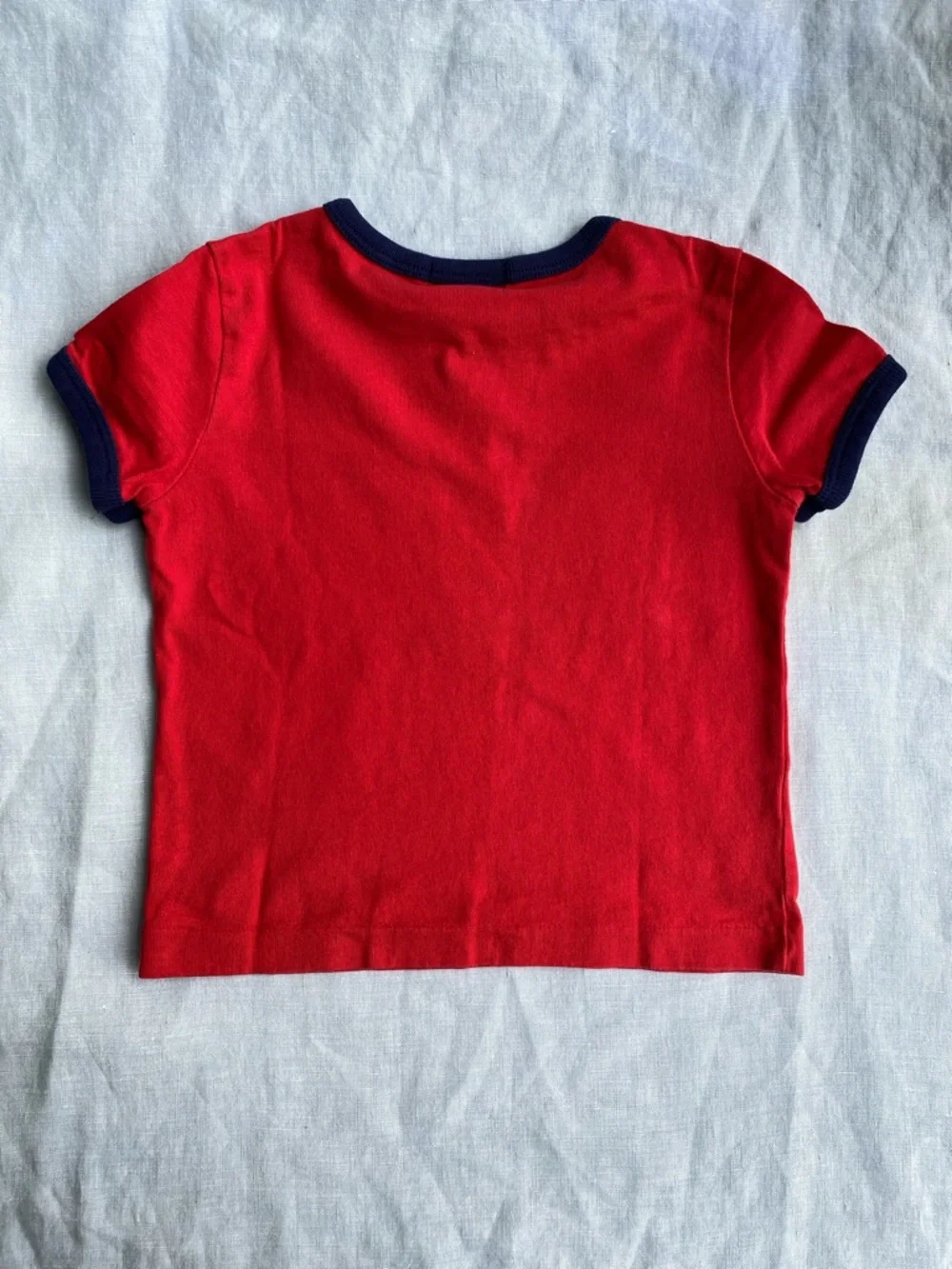 Ralph Lauren American red navy American flag short sleeve t-shirt